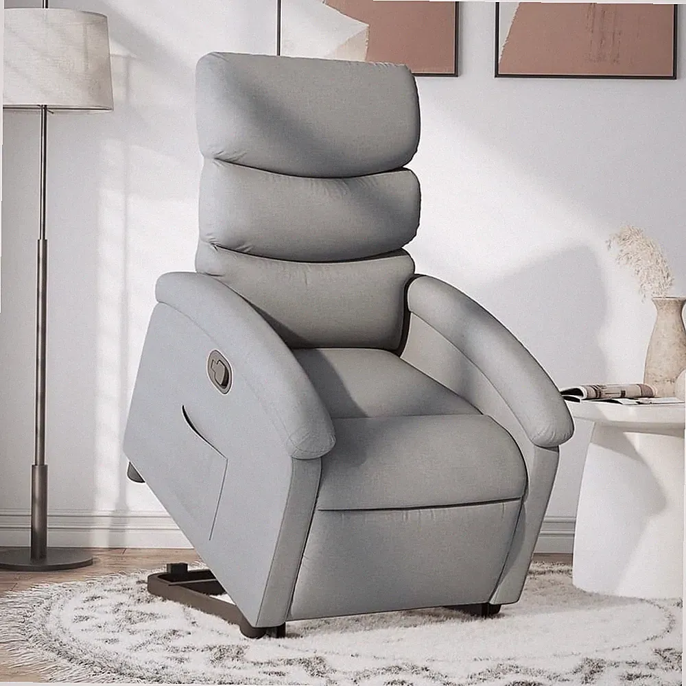 Stand Up Recliner Chair Light grey